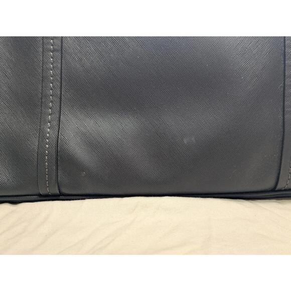 Coach Peyton Jordan Satchel Bag Black Saffiano Leather - Picture 9 of 9